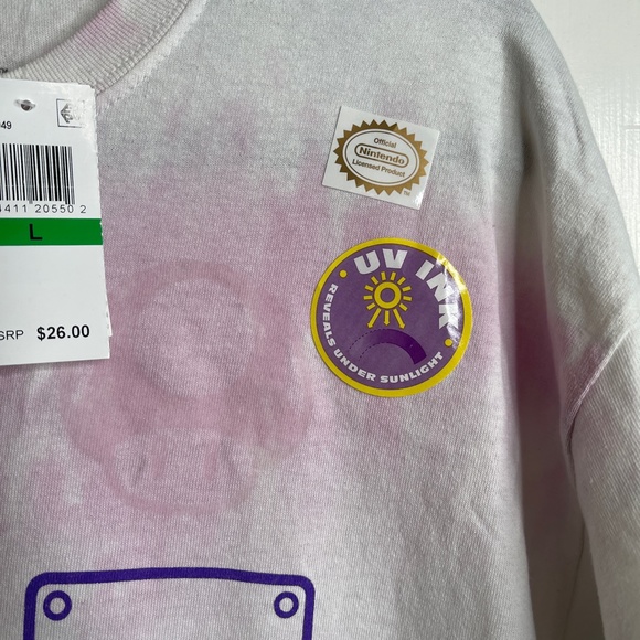 Nintendo Super Mario Mens Short Sleeve Graphic Tee UV Activated Med Large 2XL - Picture 3 of 7